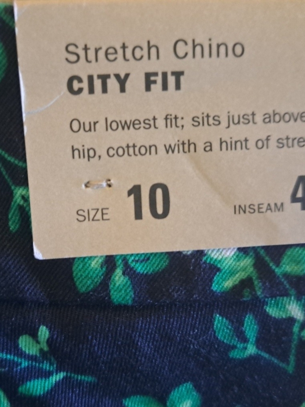 NWT J.CREW STRETCH CHINO CITY SHORTS SZ 10 - Picture 6 of 8